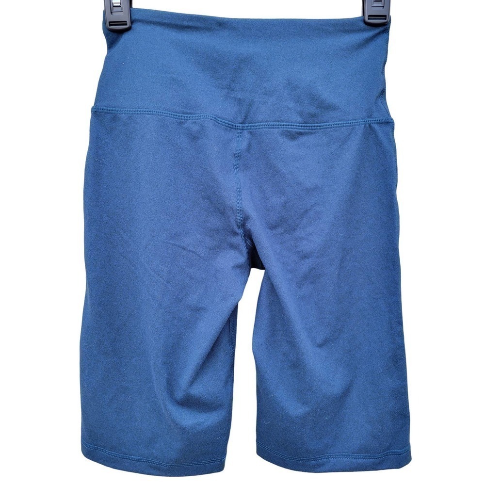Ideology Women Extra Small High Rise Biker Shorts Blue - Picture 6 of 8